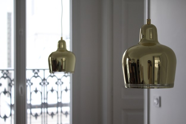 Alvar Aalto bell lamps from 1937 find a new home in Paris