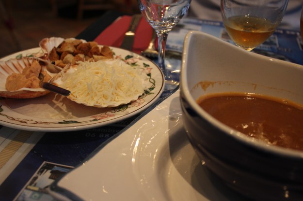 fish soup L'huitrière