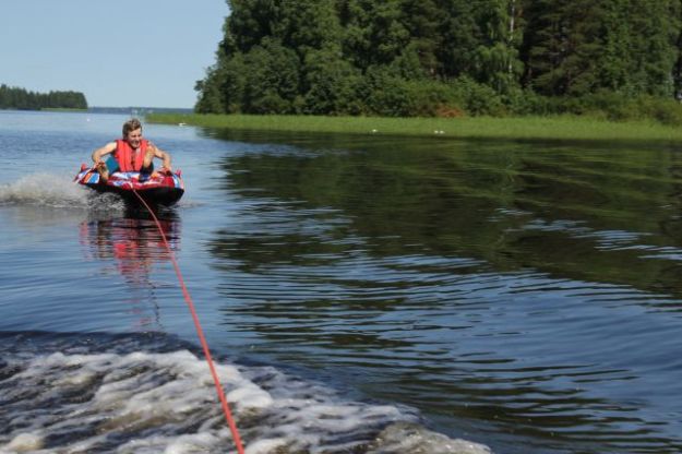 my brother having fun