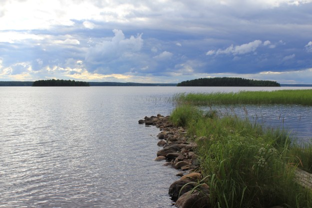 beautiful view of a Finnish lake