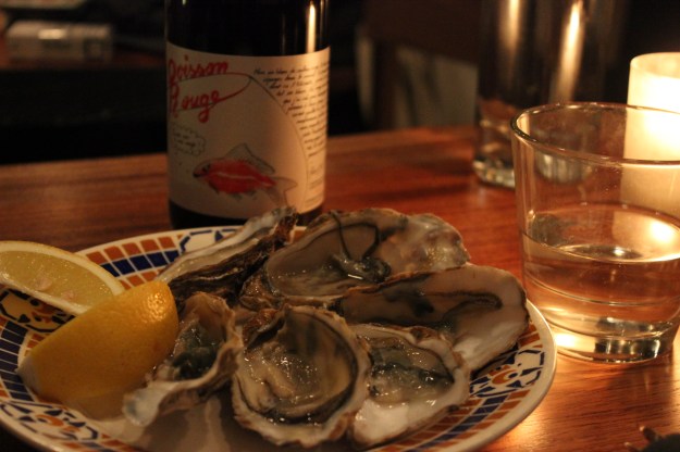 oysters at Les Nautes