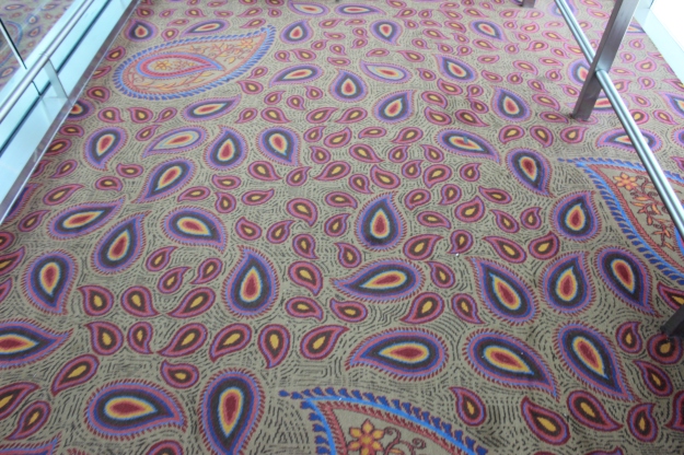 Brintons carpet in Mumbai, terminal 2