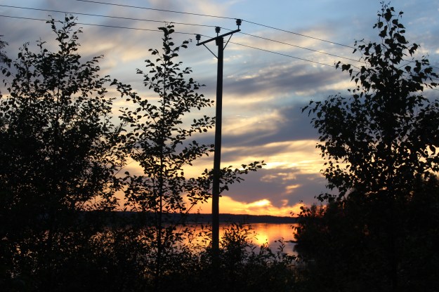 Finnish lake sunset